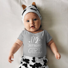 1/2 Birthday Girl Onesie – 6 Months Celebration Baby Outfit