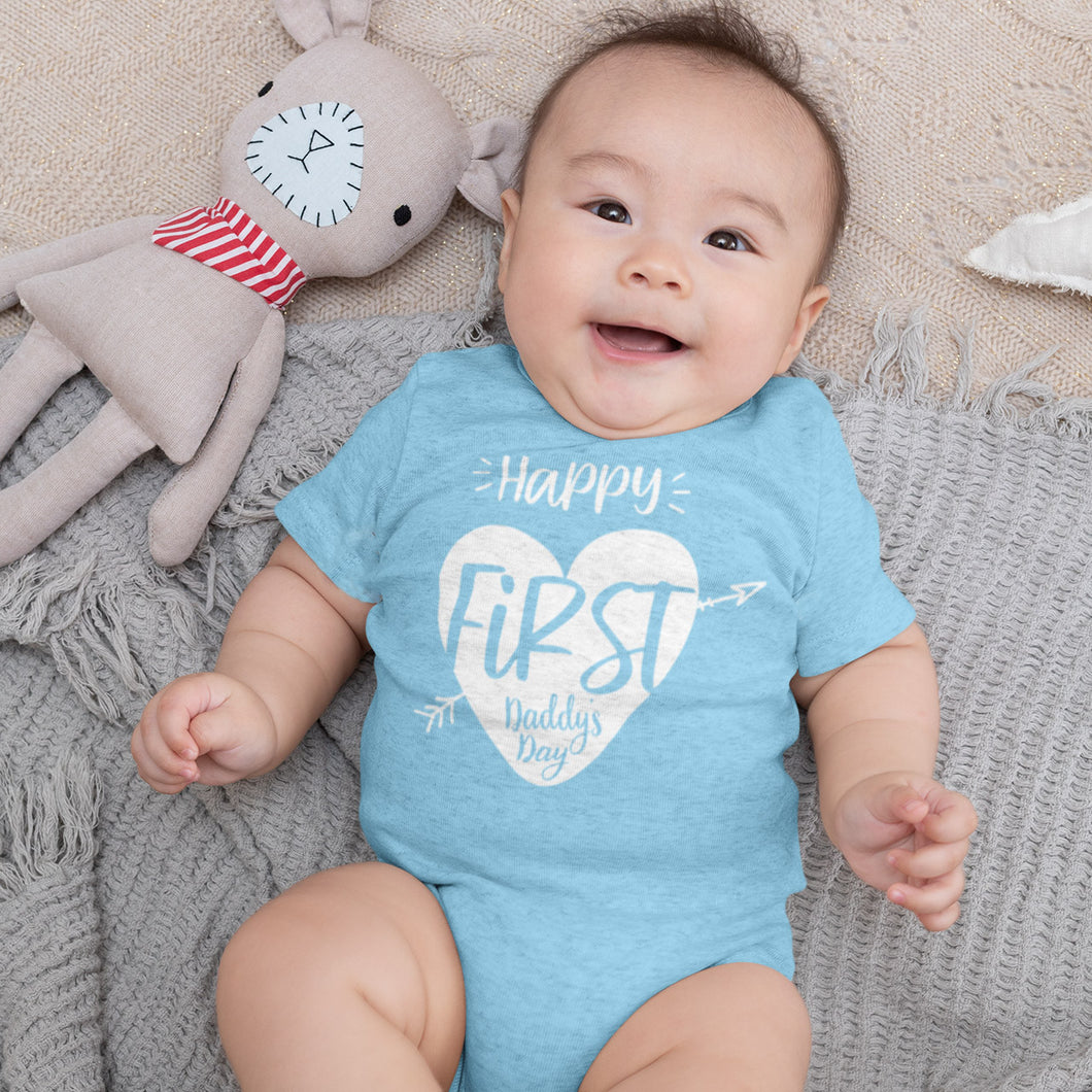 Newborn fathers day onesie top