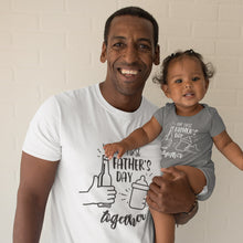 Our First Father's Day Together Matching Design Apparel