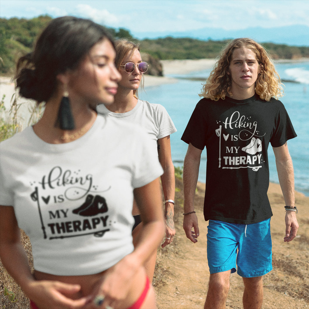 Hiking Theme T-shirts 'Hiking is my Therapy'