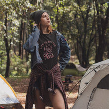 Camping style T-shirts 'Life is better in a Tent'