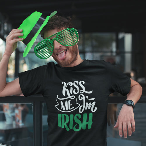 Kiss Me, I'm Irish Funky St. Patrick's Day T-shirts