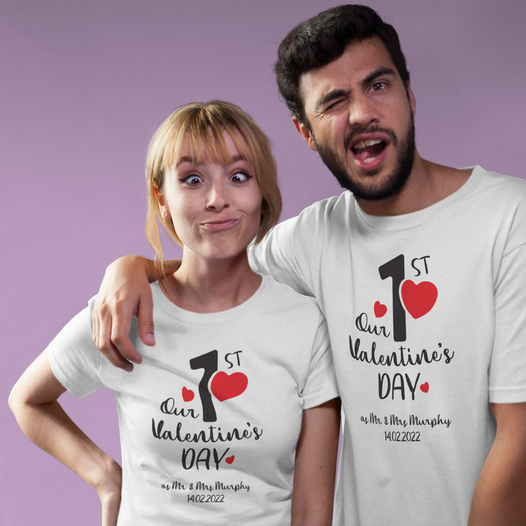 Valentine shirts sales for couples