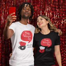 Valentine Cups Design Matching Couple T-shirts, Romantic Valentine's Day Gift Ideas