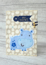 Applique Notebook Hippo
