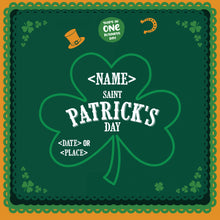 Personalised St. Patrick's Day Family T-shirts and Onesies, Shamrock Theme Tees for Paddy's Day