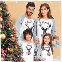 Personalised Christmas Pyjamas | Matching Family Pyjama Sets with Black Reindeer design