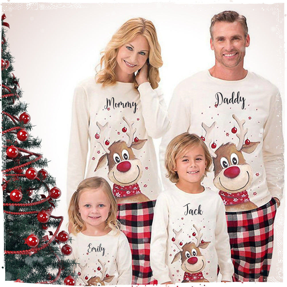 Matching family pajamas for Christmas