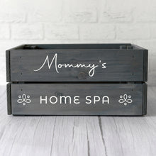 Personalised Wooden Home SPA Crate for Mother's Day