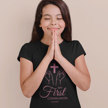 Personalised Praying Hands Communion T-shirt