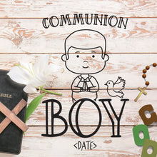 Communion Boy Personalised T-shirt – Cute Communion Celebration Present
