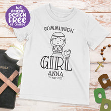 Communion Girl Personalised T-shirt – Cute Communion Celebration Present