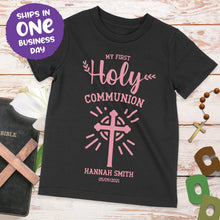 Personalised My First Holy Communion T-shirt – Cute Communion Celebration Present