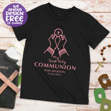 Personalised Sacrament Communion T-shirt – Beautiful Communion Celebration Present