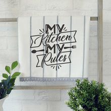 My Kitchen, My Rules Personalised Tea Towels for Mother's Day