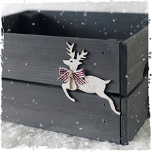 Personalised Christmas Eve Box with White Wood Decoration