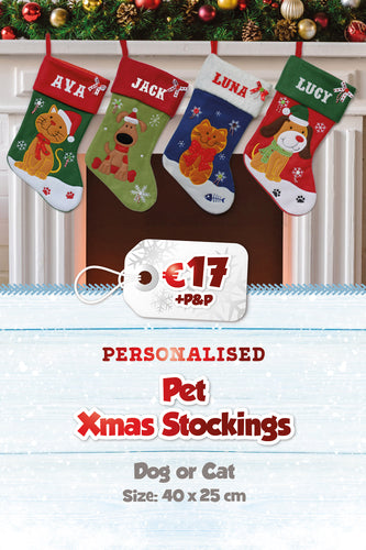 Pet Personalised Christmas Stockings