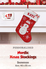 Nordic Personalised Christmas Stockings