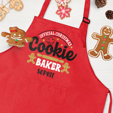 Personalised Christmas Apron with straps | Official Christmas Cookie Baker Outfit