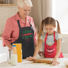 Personalised Christmas Apron with Adjustable straps | Cookie Baking Crew Matching Family Outfit