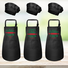 Personalised Christmas Apron with Adjustable straps | Cookie Baking Crew Matching Family Outfit