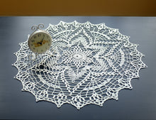 White Cotton Crochet Doily No.3