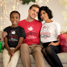 Merry Christmas Santa Personalised Family Matching T-shirts